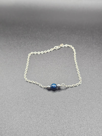 Fierce Balance: Silver & Aqeeq  Bracelet