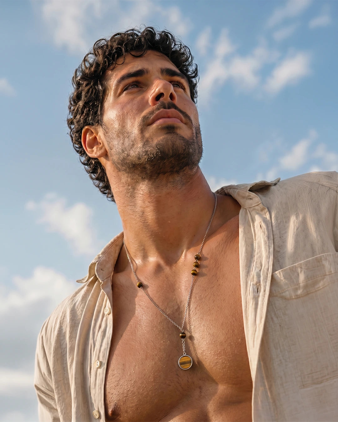 Calm Horizon Tiger eye – Necklace