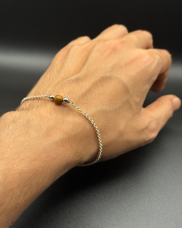 Fierce Balance: Tiger Eye Bracelet