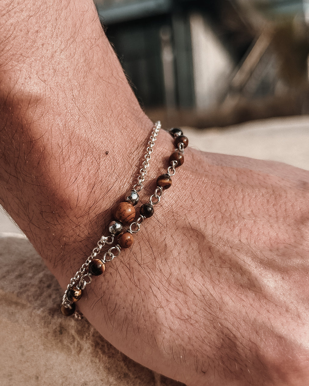 Fierce Balance: Tiger Eye Bracelet