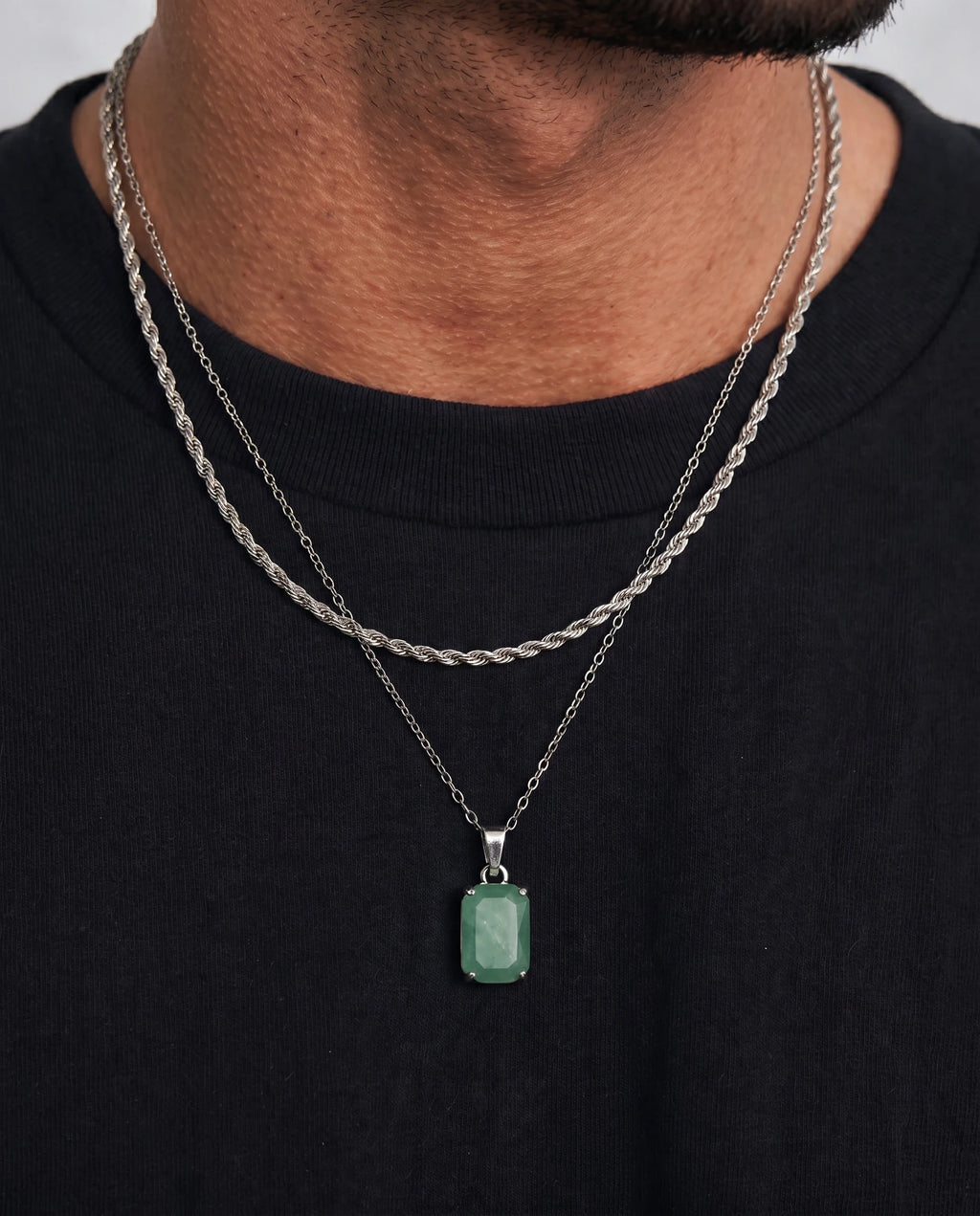 Forest Edge – Double Chain Necklace