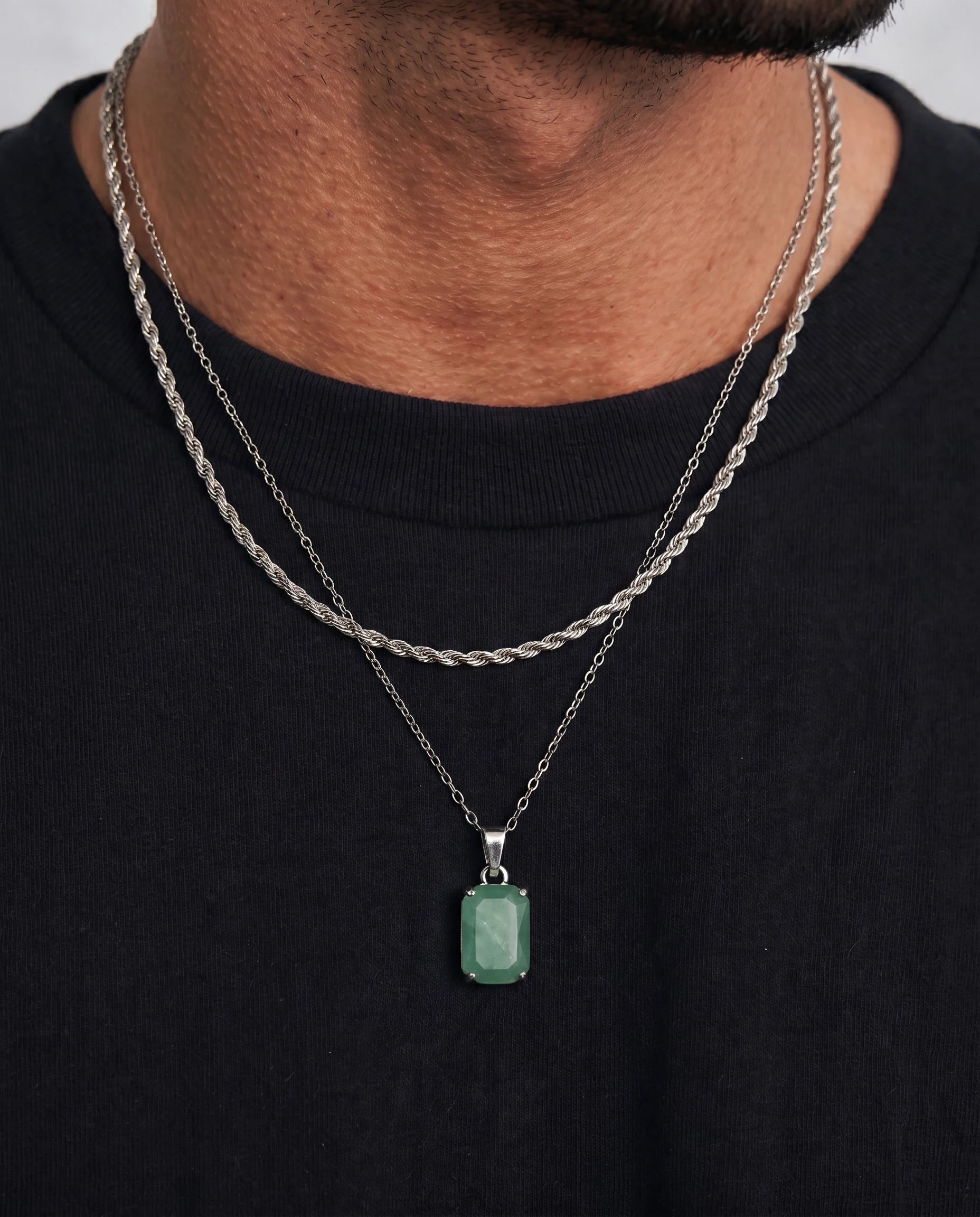 Forest Edge – Double Chain Necklace