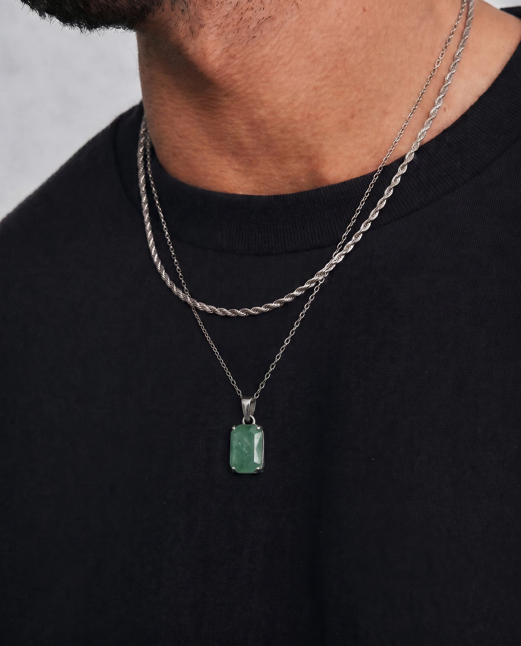 Forest Edge – Double Chain Necklace