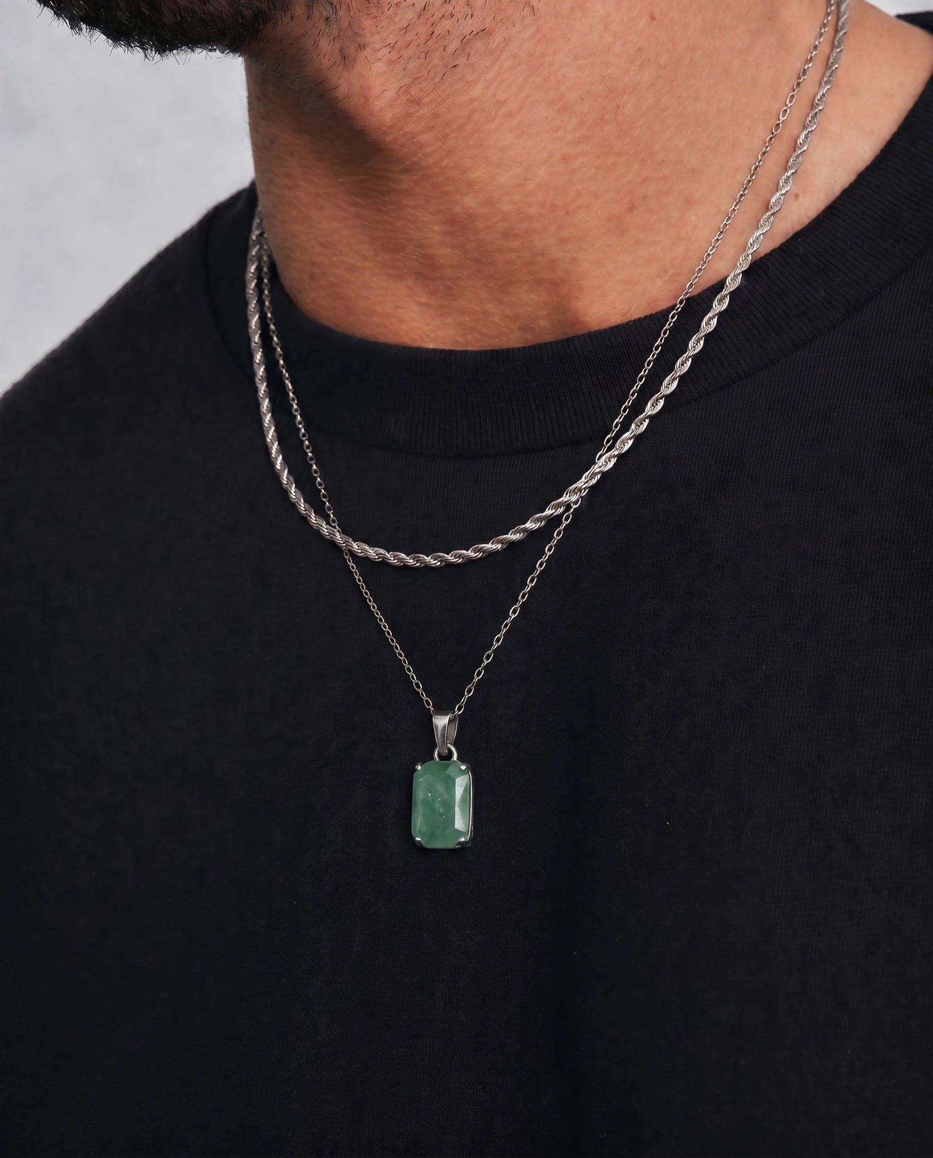 Forest Edge – Double Chain Necklace