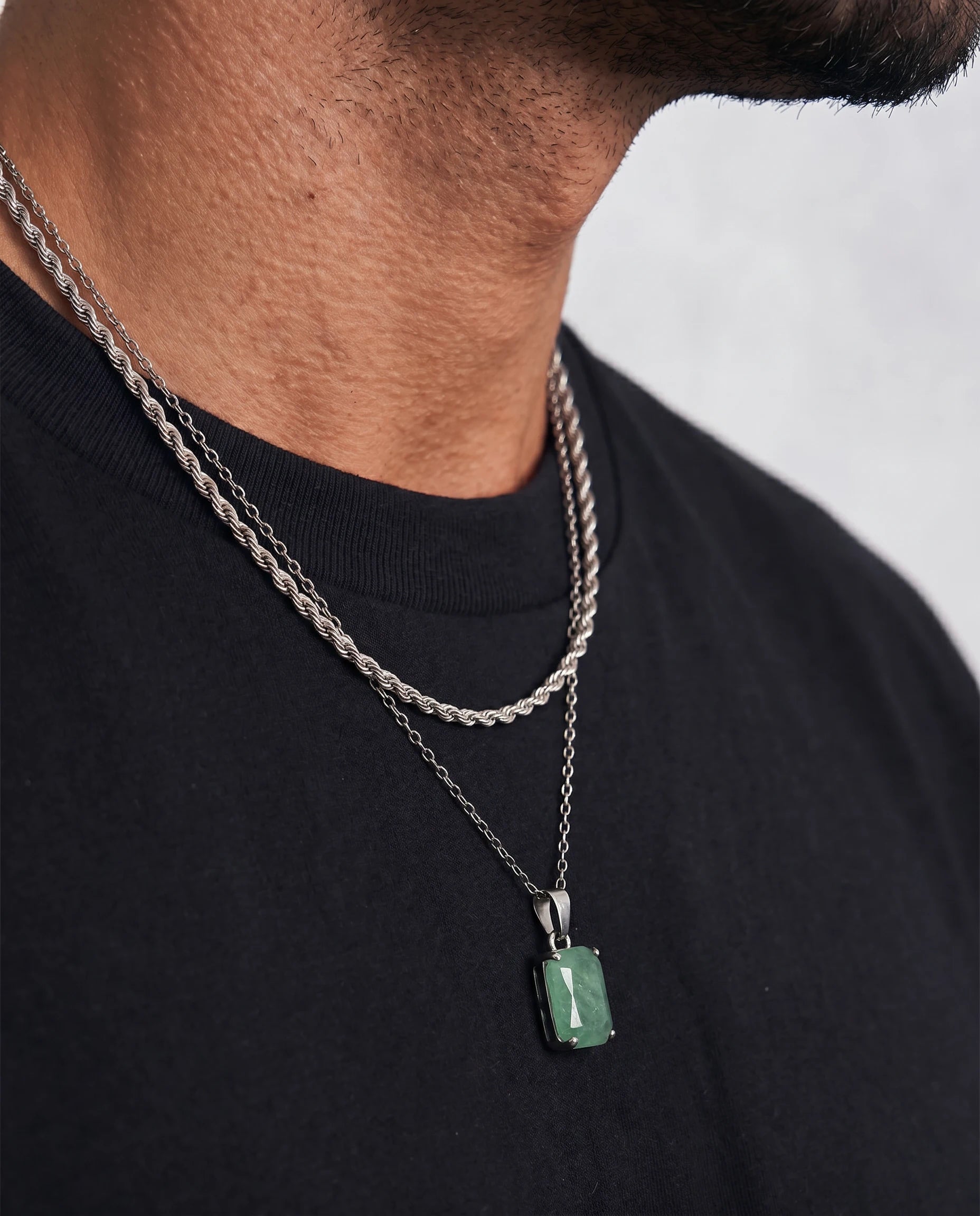 Forest Edge – Double Chain Necklace