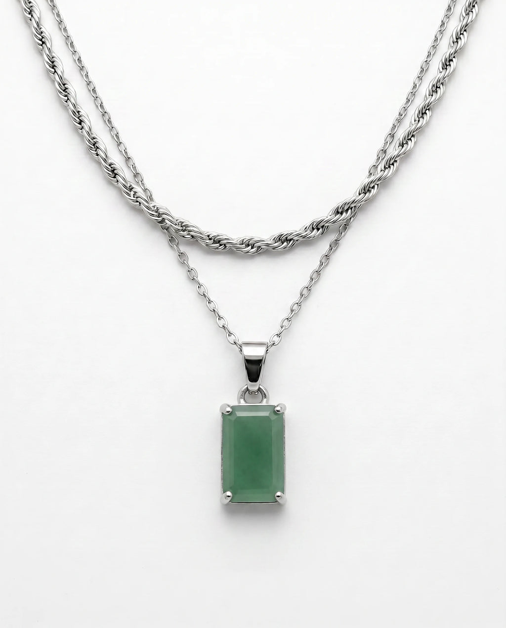 Forest Edge – Double Chain Necklace