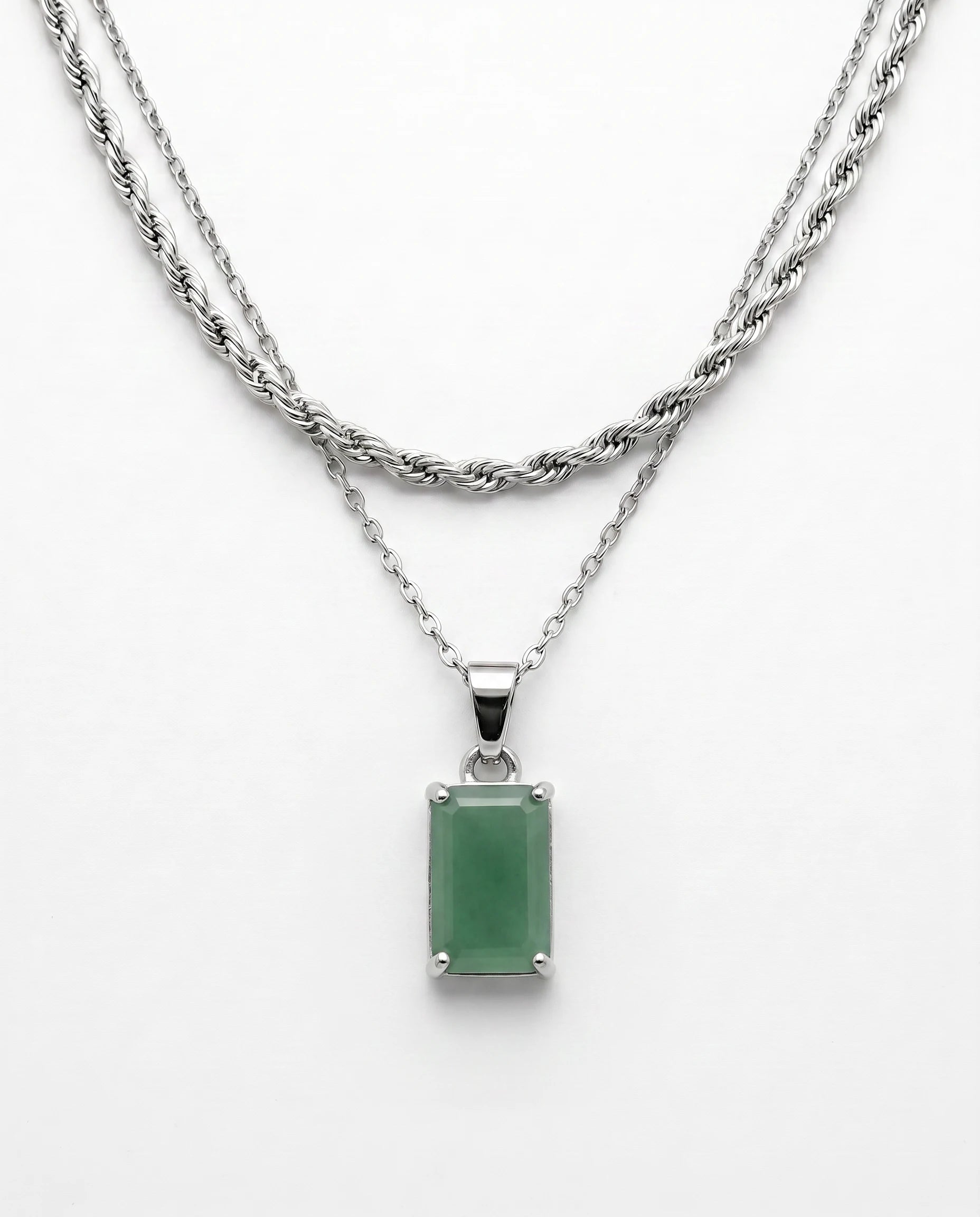 Forest Edge – Double Chain Necklace