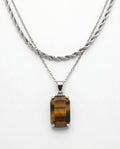Golden Edge – Double Chain Necklace